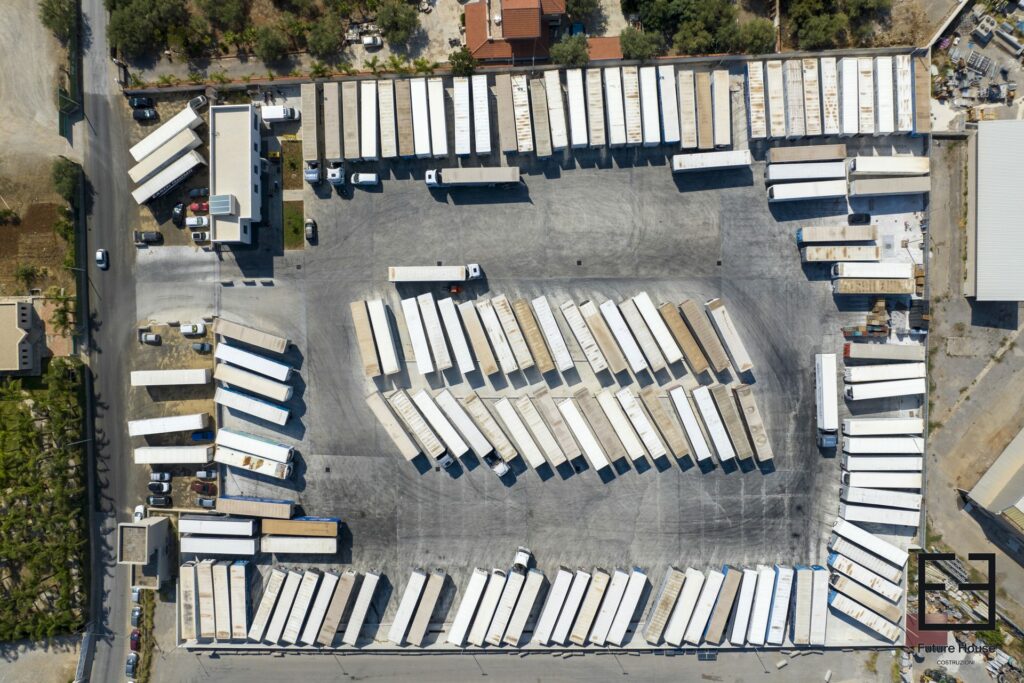 Realizzazione autoparco per mezzi pesanti - Adragna Trasporti